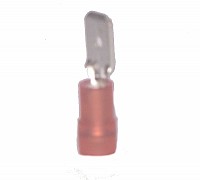 Flachstecker isoliert